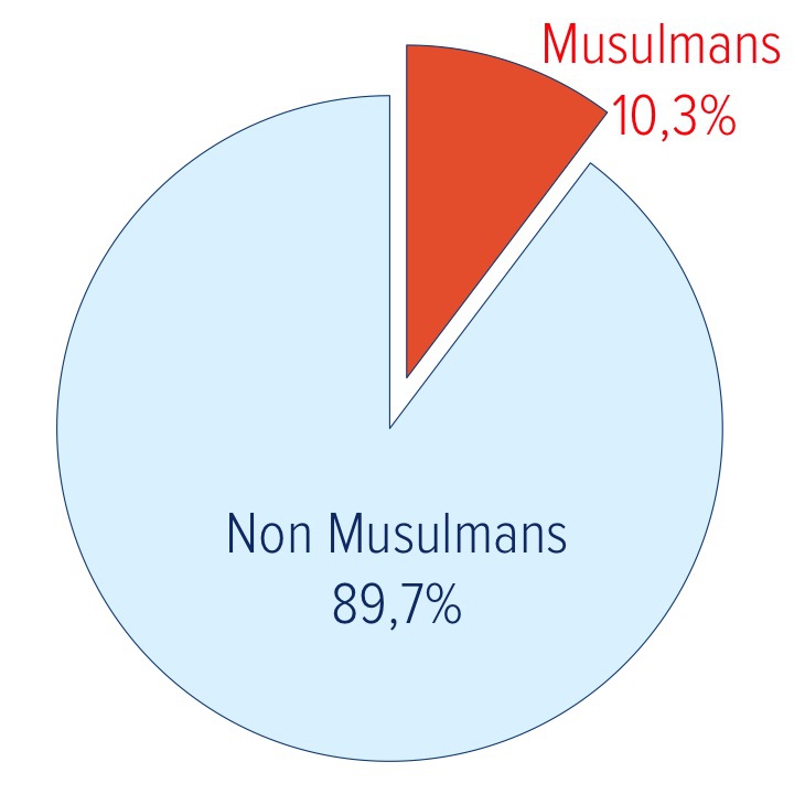 Les Musulmans représenteront 10,3% de la population française en 2030